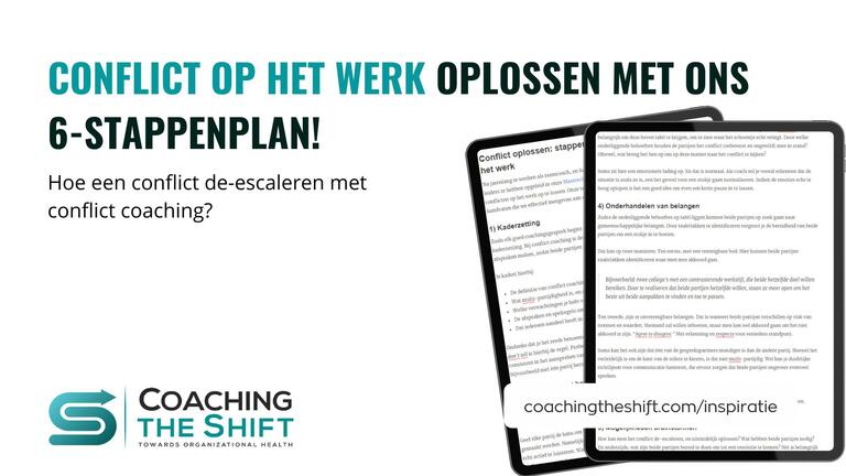 Conflict oplossen stappenplan